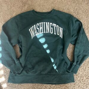 GAP Green "Washington" Crewneck Sweatshirt